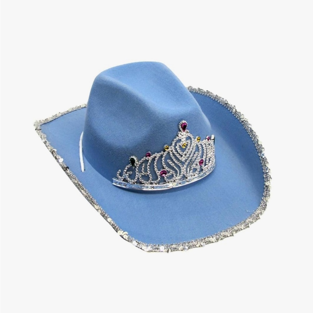 Blue Cowgirl Hat